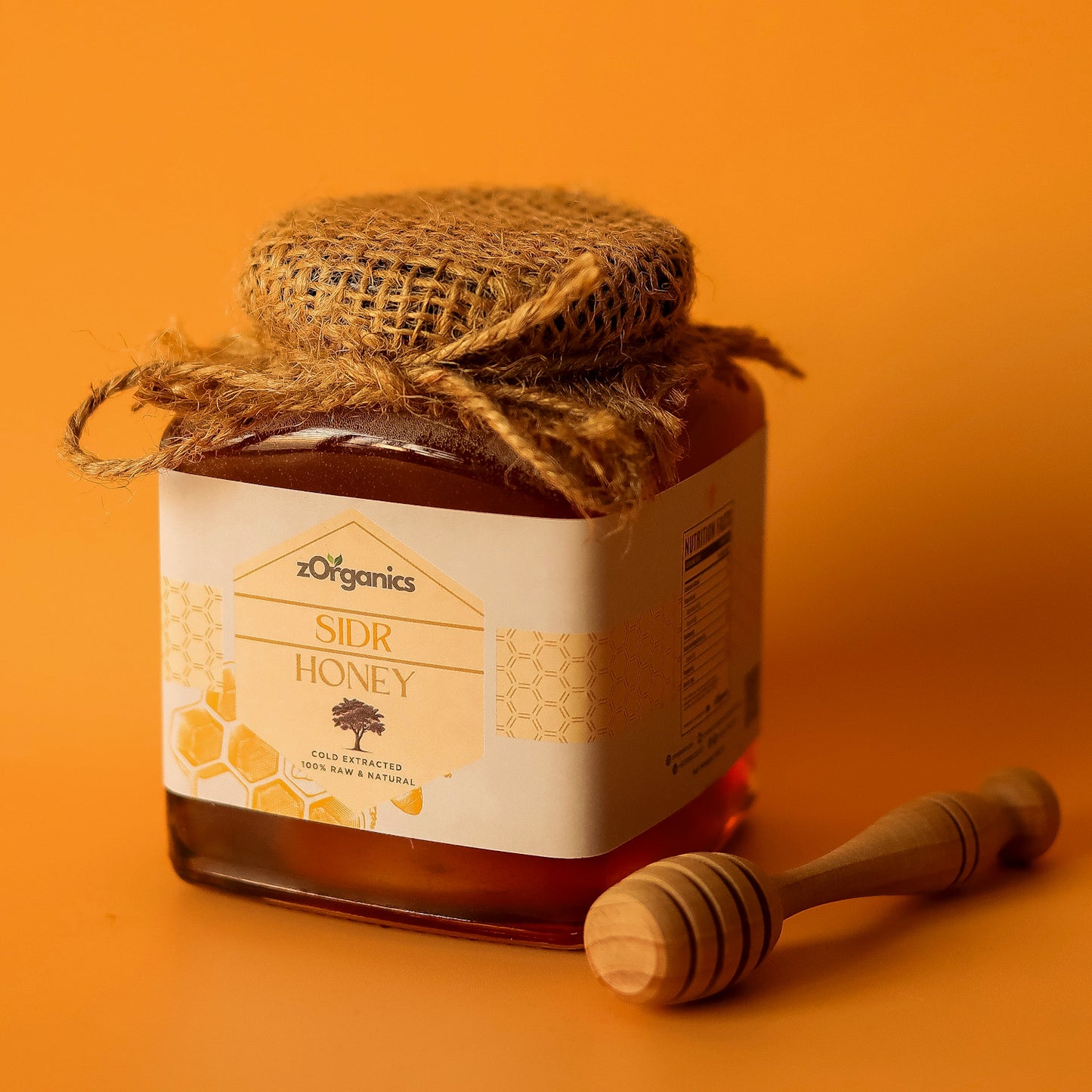 Jar of Raw Organic Sidr Honey