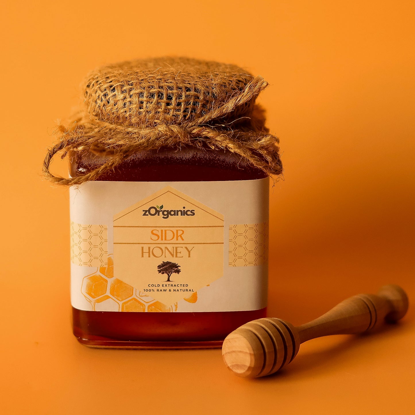 Jar of Raw Organic Sidr Honey