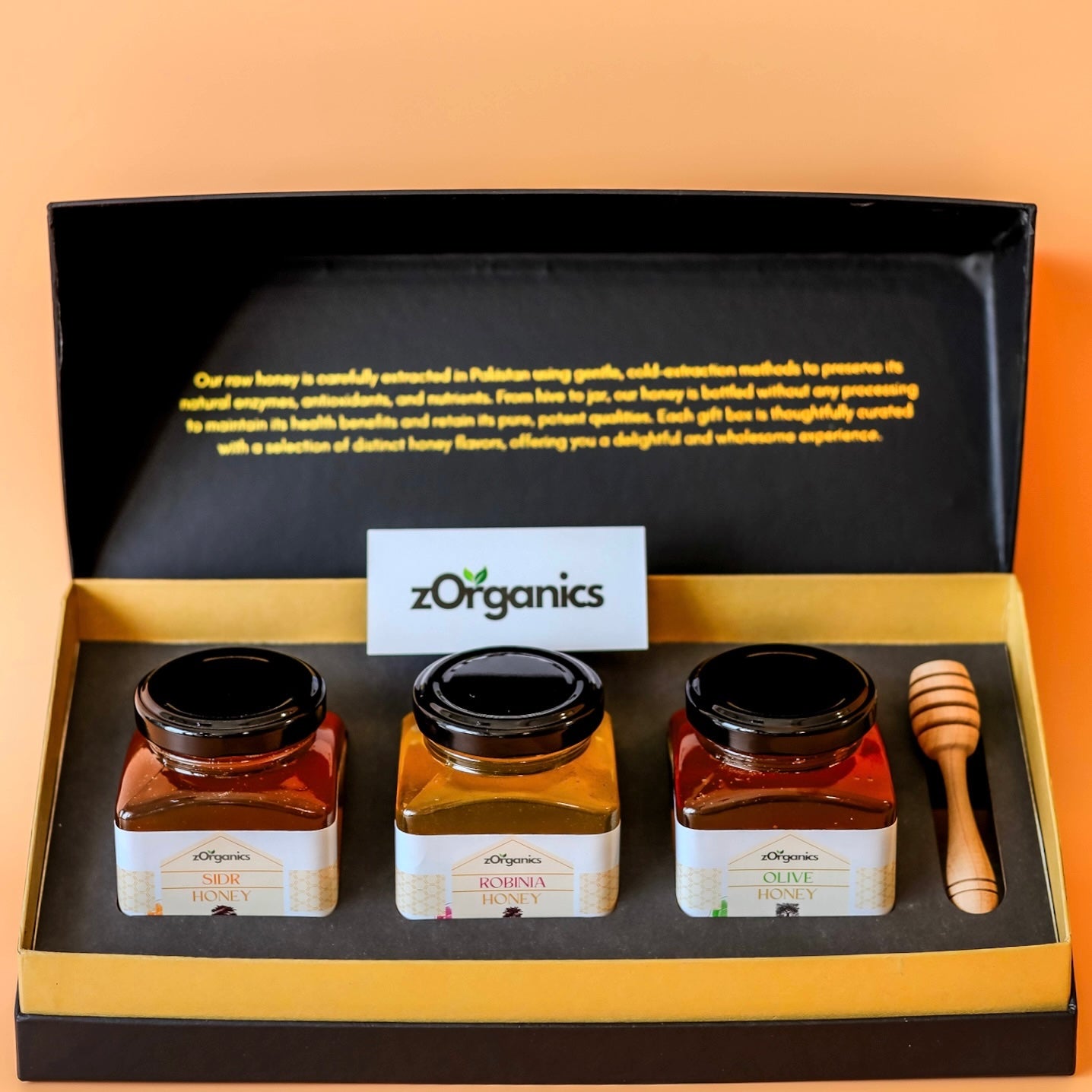 Organic Honey Gift Box with 3 Flavours