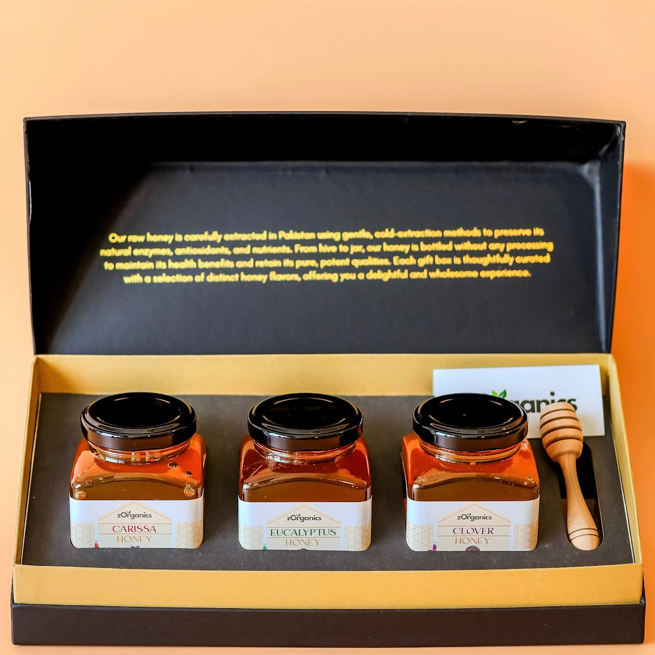 Organic Honey Gift Box with 3 Flavours