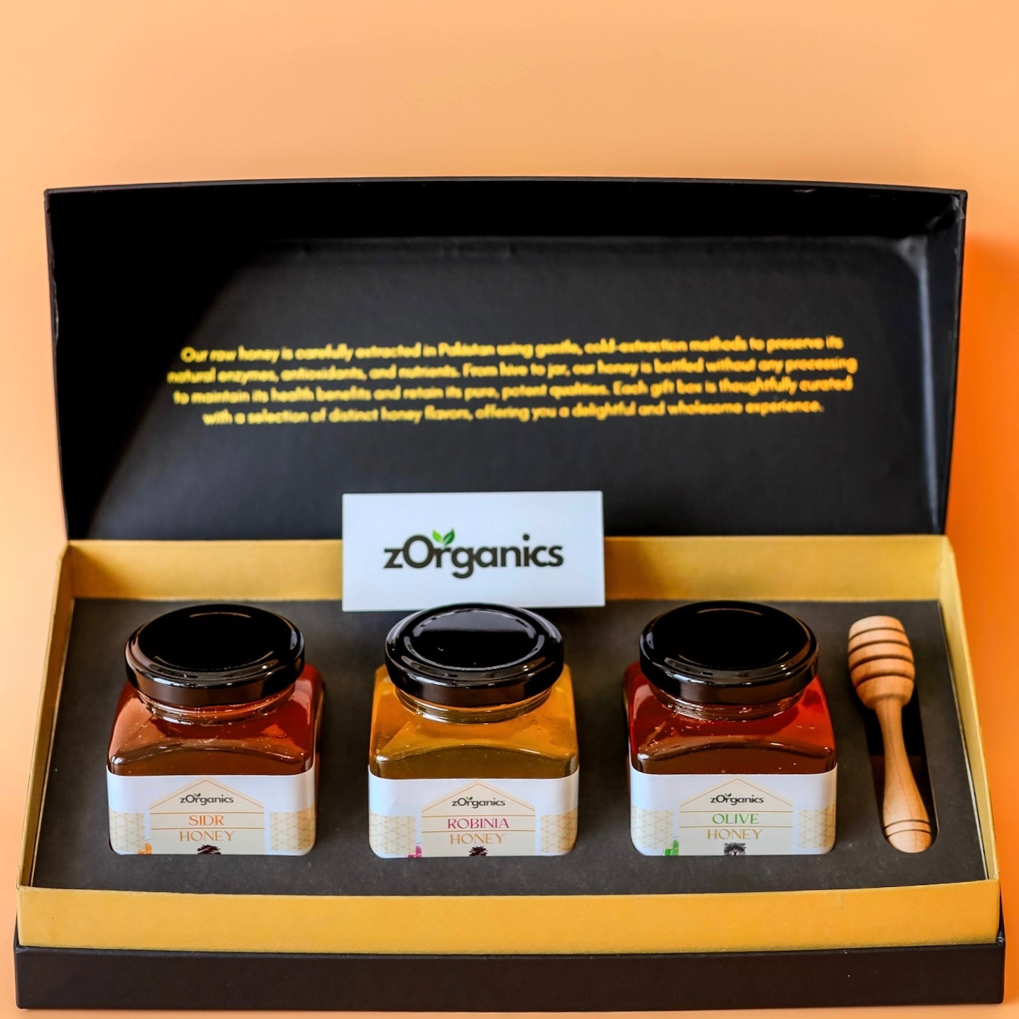 The Platinum Trio Honey Gift Box